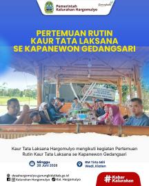 PERTEMUAN RUTIN KAUR TATA LAKSANA SE KAPANEWON GEDANGSARI